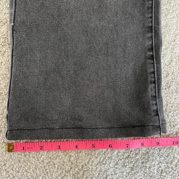 NWT Cider Gray Black Zip Front Jeans (Size Large) - Picture 6 of 9